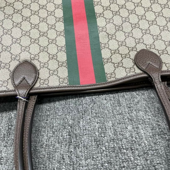 100% Authentic Gucci Leather Tote Bag - Picture 6 of 16